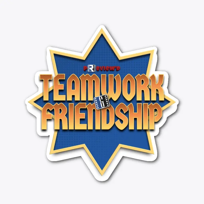 Teamwork and Friendship Sticker